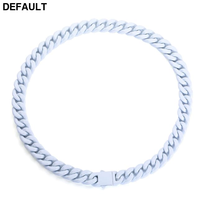 Men’s Stainless Steel Colorfast Jewelry Necklace White Men Necklaces Sterling Silver