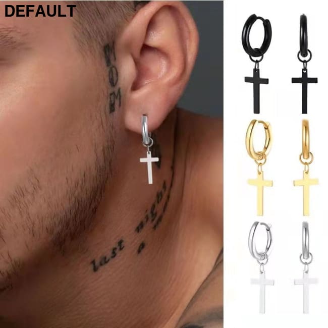 Men’s Stainless Steel Hip Hop Punk Earrings Men