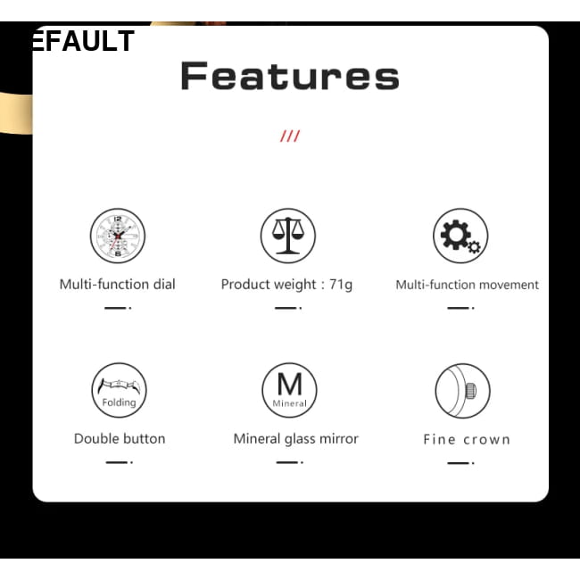 Men’s Wood Watches Luxury Luminous Multi-function Wooden Black yellow Men Sport Best Selling Products