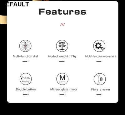 Men’s Wood Watches Luxury Luminous Multi-function Wooden Watch Quartz Retro Men Fashion Sport Timepieces Relogio Black