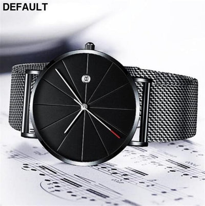 Mesh Band Steel Watch - Classic Men’s Timepiece Men Quartz Watches - Best Selling Products