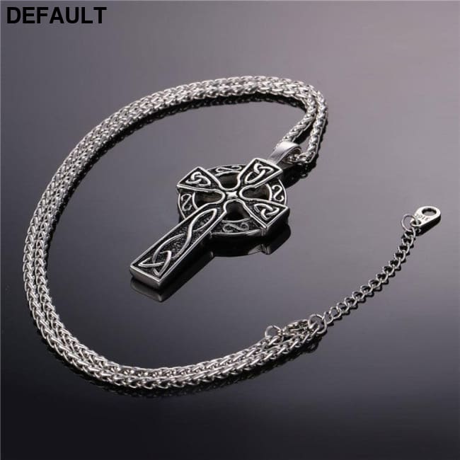 Metal Cross Necklace Silver Men Necklaces Sterling