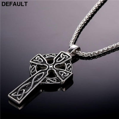 Metal Cross Necklace Silver Men Necklaces Sterling