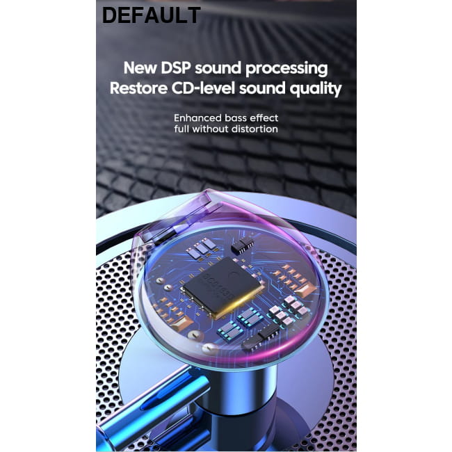 Metal Wired Earphones Sport Running Gaming Music Headphone Earbuds Headsets