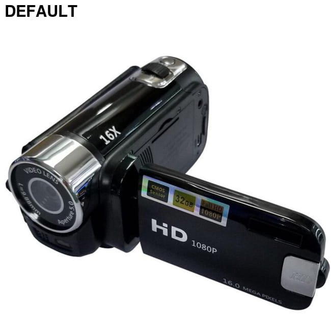 MetalVlog 16X HD Cam black / China Digital Camcorders Video Cameras