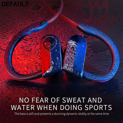 MEUYAG portable wireless Bluetooth 5.0 sports noise-cancelling waterproof headset with microphone Support iOS/Android