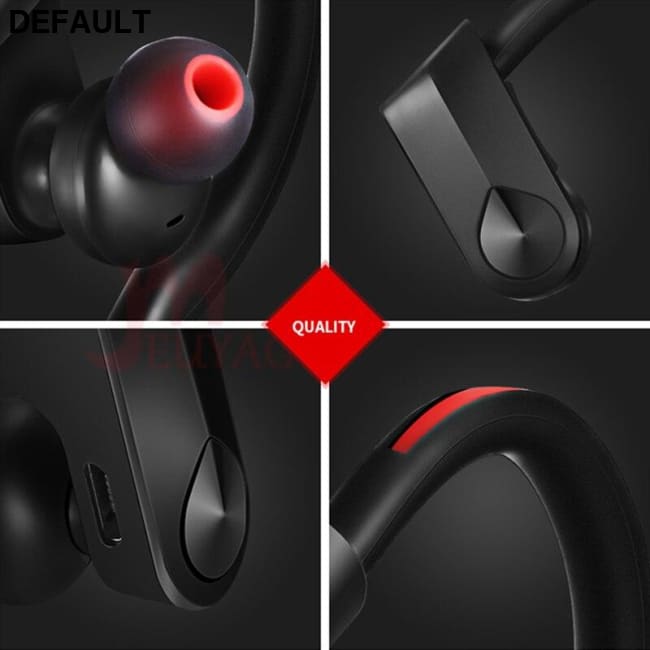 MEUYAG portable wireless Bluetooth 5.0 sports noise-cancelling waterproof headset with microphone Support iOS/Android