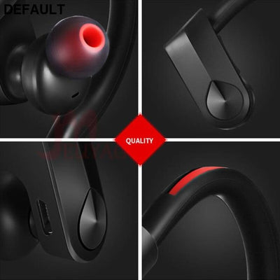 MEUYAG portable wireless Bluetooth 5.0 sports noise-cancelling waterproof headset with microphone Support iOS/Android