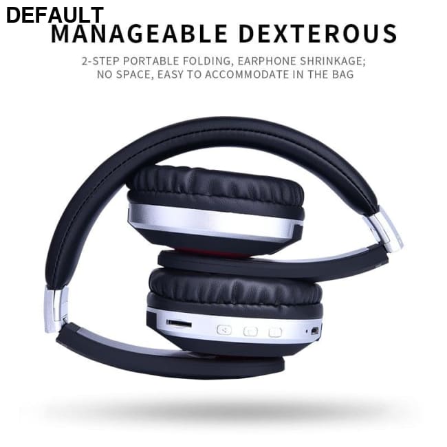 MH7 Wireless Headphones Bluetooth Headset Foldable Stereo Gaming Earphones With Microphone Support TF Card For IPad