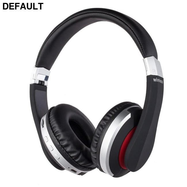 MH7 Wireless Headphones Bluetooth Headset Foldable Stereo Silver Over-Ear