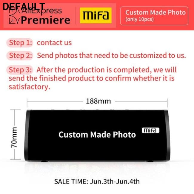 mifa A10+ Portable bluetooth speaker 360° Stereo Sound 20W IPX7 waterproof wireless 5.0 24-Hour Play time CHINA