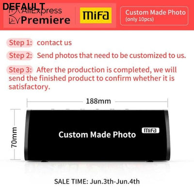 mifa A10+ Portable bluetooth speaker 360° Stereo Sound 20W IPX7 waterproof wireless 5.0 24-Hour Play time CHINA