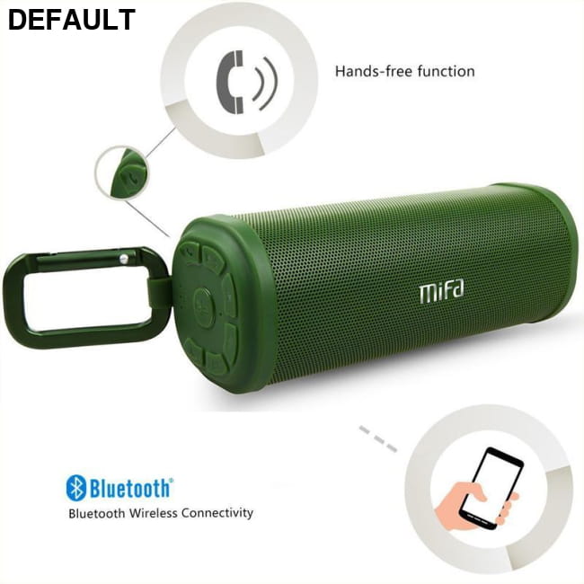 MIFA F5 Bluetooth Wireless Stereo Speaker outdoor protable green Mini Speakers Portable