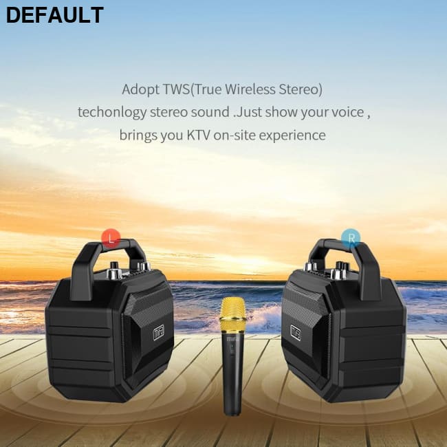 Mifa M520 Bluetooth Speaker with Wireless Microphone Mobile Karaoke TWS Stereo Mini Speakers