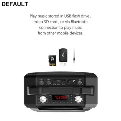 Mifa M520 Bluetooth Speaker with Wireless Microphone Mobile Karaoke TWS Stereo Mini Speakers