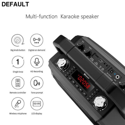 Mifa M520 Bluetooth Speaker with Wireless Microphone Mobile Karaoke TWS Stereo Mini Speakers