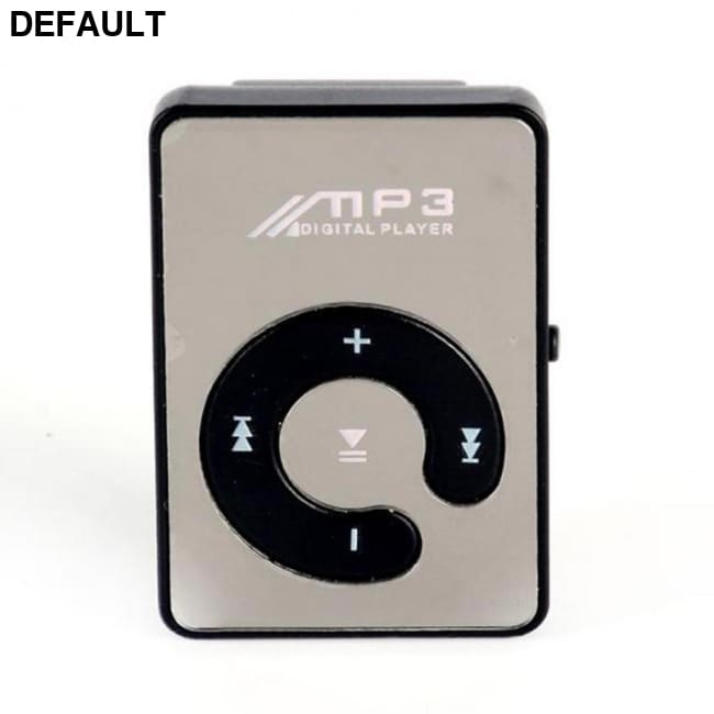 Mini MP3 Player Mirror Clip USB Digital Support 8GB SD TF Card Without Charger Black MP3/MP4/MP5 Players Best Selling