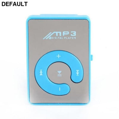 Mini MP3 Player Mirror Clip USB Digital Support 8GB SD TF Card Without Charger MP3/MP4/MP5 Players Best Selling