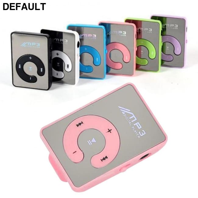 Mini MP3 Player Mirror Clip USB Digital Support 8GB SD TF Card Without Charger MP3/MP4/MP5 Players Best Selling