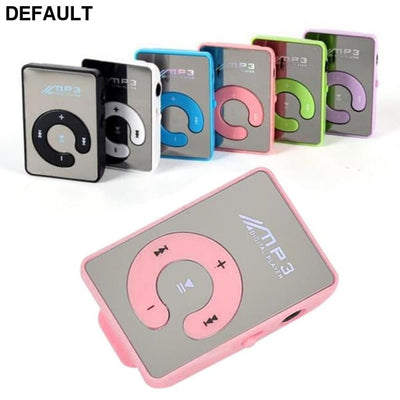Mini MP3 Player Mirror Clip USB Digital Support 8GB SD TF Card Without Charger MP3/MP4/MP5 Players Best Selling