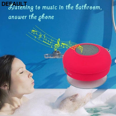 Mini Portable Subwoofer Shower Wireless Waterproof Bluetooth Speaker Receive Call Music Suction Mic For iPhone Samsung