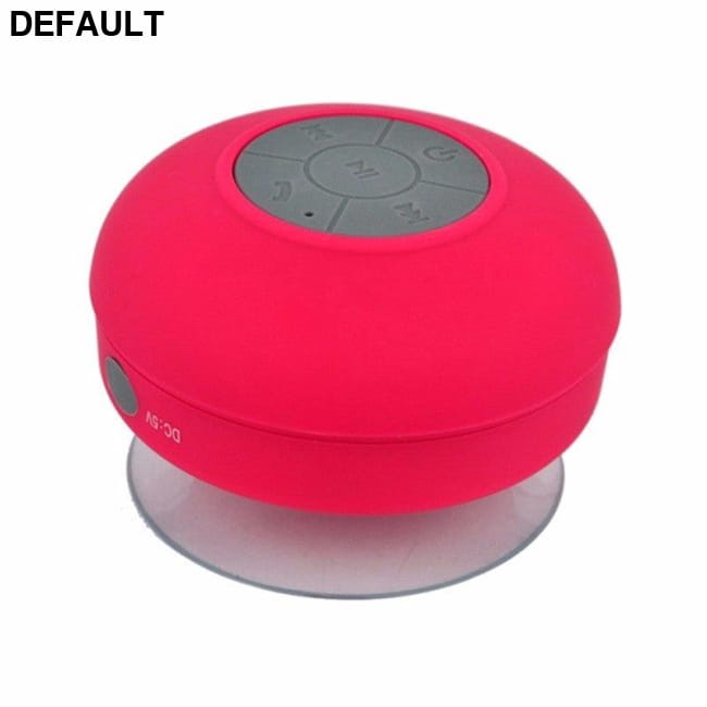 Mini Portable Subwoofer Shower Wireless Waterproof Red Bluetooth Speakers