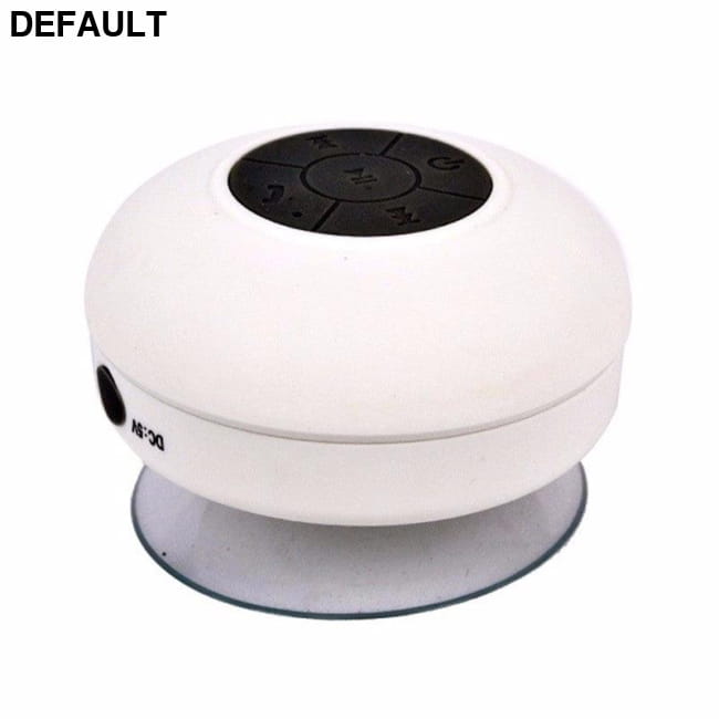 Mini Portable Subwoofer Shower Wireless Waterproof White Bluetooth Speakers