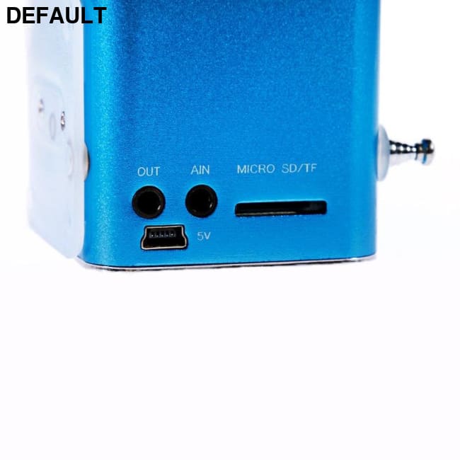 Mini TD-V26 Digital FM Radio Speaker Portable Receiver With LCD Stereo Loudspeaker Support Micro TF Card A2 Radios Best