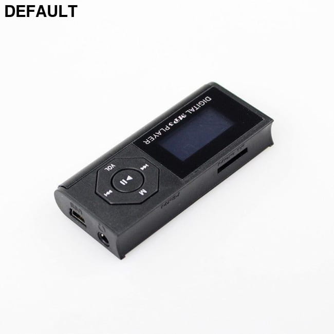 Mini USB LCD Screen MP3 Music Player with Earphone Power Black MP3/MP4/MP5 Players Electronics