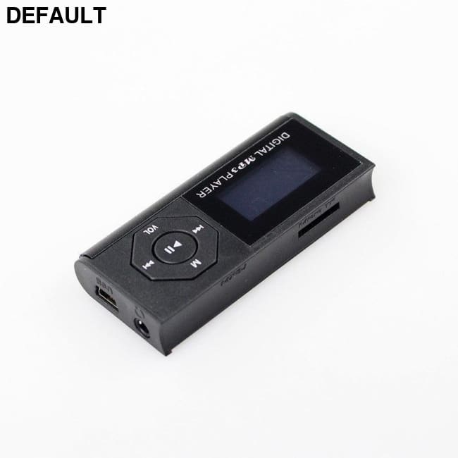 Mini USB LCD Screen MP3 Music Player with Earphone Power Cable Support 16GB Micro SD Card Black MP3/MP4/MP5 Players