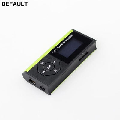 Mini USB LCD Screen MP3 Music Player with Earphone Power Cable Support 16GB Micro SD Card Green MP3/MP4/MP5 Players