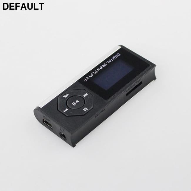 Mini USB LCD Screen MP3 Music Player with Earphone Power Cable Support 16GB Micro SD Card Silver MP3/MP4/MP5 Players