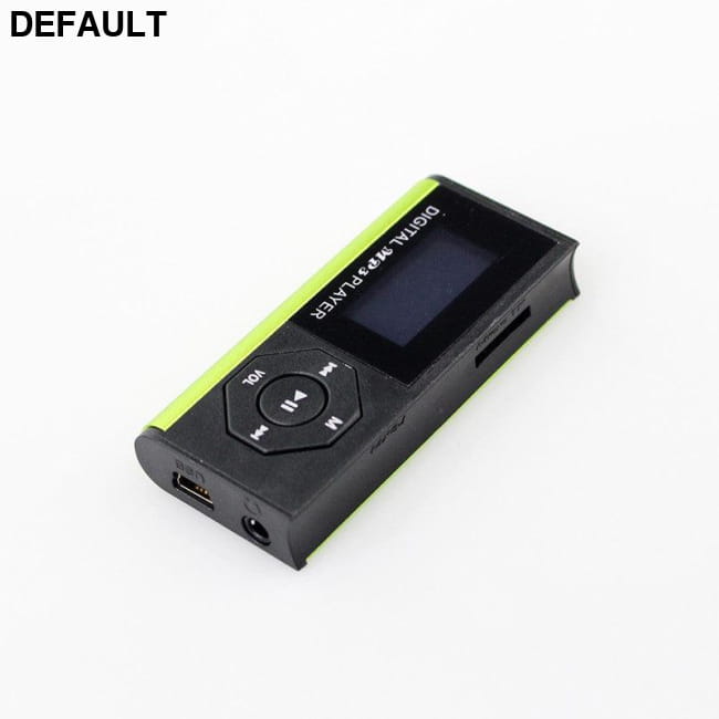 Mini USB LCD Screen MP3 Music Player with Earphone Power Green MP3/MP4/MP5 Players Electronics