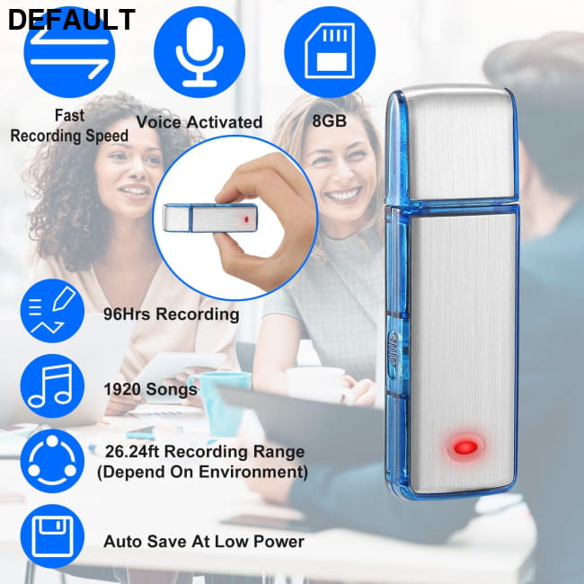 Mini Voice Recorder 8GB Digital Sound Audio Activated / CN Recorders Electronics Accessories