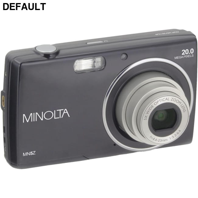Minolta(R) MN5Z-BK 20.0-Megapixel MN5Z HD Digital Camera with 5x Zoom (Black) Cameras