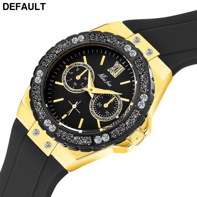 MISSFOX Rose Gold Chrono Watch 2593-GB Women Watches