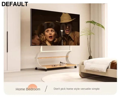 Mobile Rolling TV Stand for 50-100inch TVs Cart Shelf Mute Wheels up to 220lbs Max VESA 900x600mmFloor Support Home