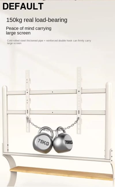 Mobile Rolling TV Stand for 50-100inch TVs Cart Shelf Mute Wheels up to 220lbs Max VESA 900x600mmFloor Support Home