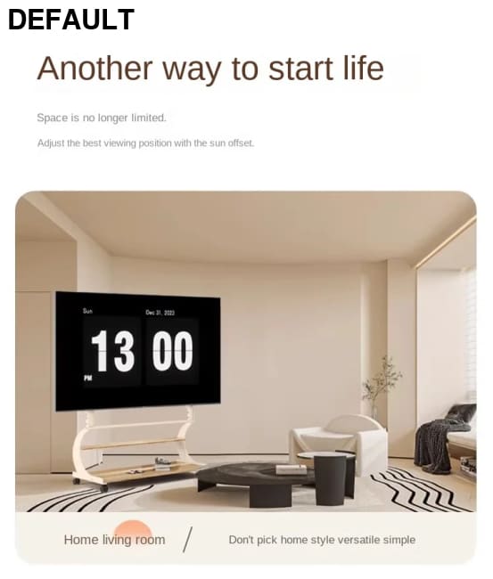 Mobile Rolling TV Stand for 50-100inch TVs Cart Shelf Mute Wheels up to 220lbs Max VESA 900x600mmFloor Support Home