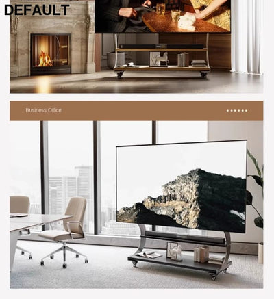 Mobile Rolling TV Stand for 50-100inch TVs Cart Shelf Mute Wheels up to 220lbs Max VESA 900x600mmFloor Support Home