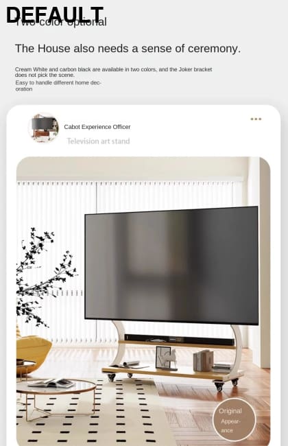 Mobile Rolling TV Stand for 50-100inch TVs Cart Shelf Mute Wheels up to 220lbs Max VESA 900x600mmFloor Support Home