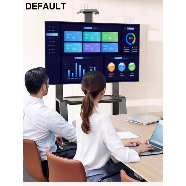 Mobile TV Stand for 32-86” TVs,Tilt Cart Holds up to 220 Home Stands & Monitor Mounts