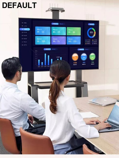 Mobile TV Stand for 32-86” TVs,Tilt Cart Holds up to 220 Lbs Portable with Storage Shelf Rolling Floor VESA 700x500mm