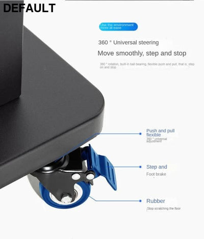 Mobile TV Stand for 32-86” TVs,Tilt Cart Holds up to 220 Lbs Portable with Storage Shelf Rolling Floor VESA 700x500mm