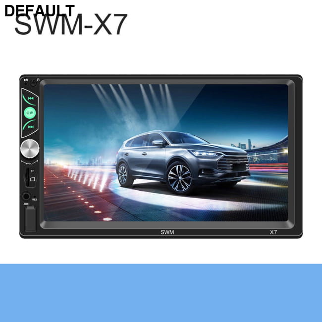Model X7 7 Inch OLED Car Bluetooth Player Supporting RMVB AVI MP4 Black Audio Receiver Electronics Accessories