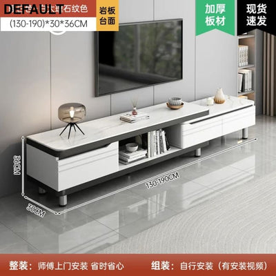 Modern LED TV Stand for Televisions Up Coffee Table Glass Shelves and Drawer Gaming Entertainment Center with Multiple