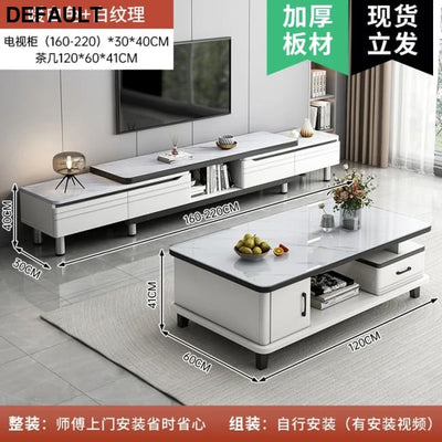 Modern LED TV Stand for Televisions Up Coffee Table Glass Shelves and Drawer Gaming Entertainment Center with Multiple