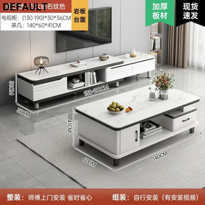 Modern LED TV Stand for Televisions Up Coffee Table Glass Shelves and Drawer Gaming Entertainment Center with Multiple