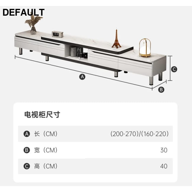 Modern LED TV Stand for Televisions Up Coffee Table Glass Home Stands Entertainment Centers &