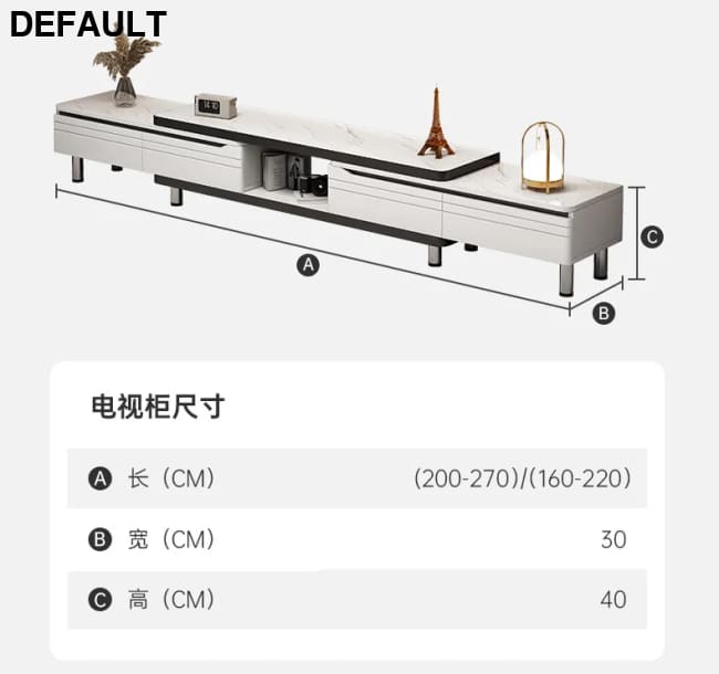 Modern LED TV Stand for Televisions Up Coffee Table Glass Shelves and Drawer Gaming Entertainment Center with Multiple